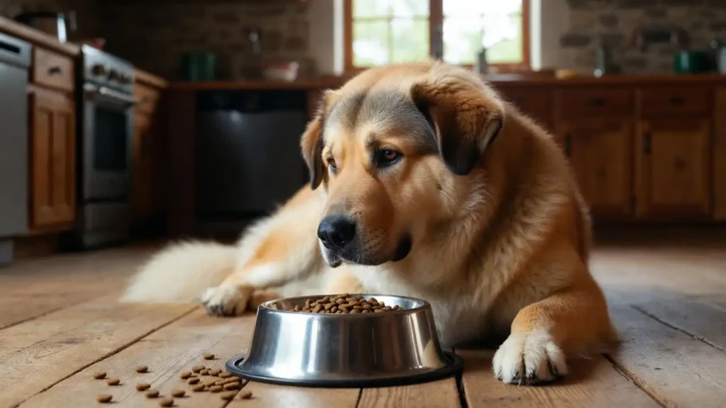Anatolian Shepherd Eat
