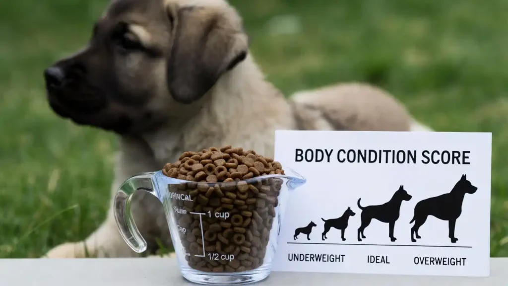 Anatolian Shepherd Eat